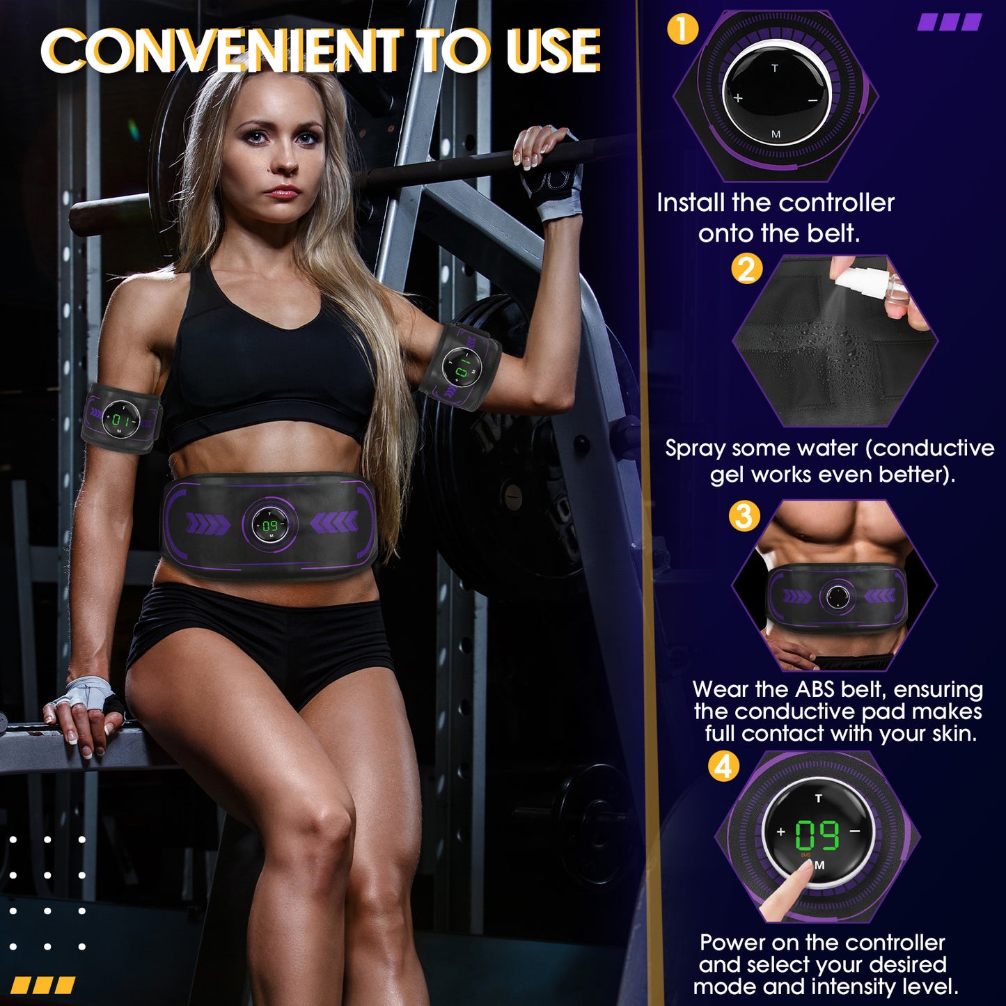 Muscle Stimulator for Abs/Arm/Leg